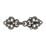 Noorse Sluiting 60mm kleur oud zilver