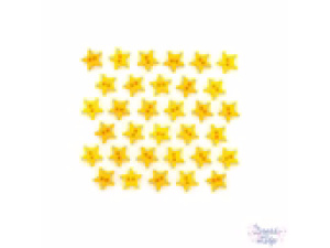 Sierknoopjes Dress it up Mico mini stars yellow 211-2923