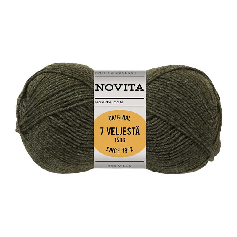 Novita 7 Veljestä 7 Brothers 150 gram kleur 037 jeneverbes