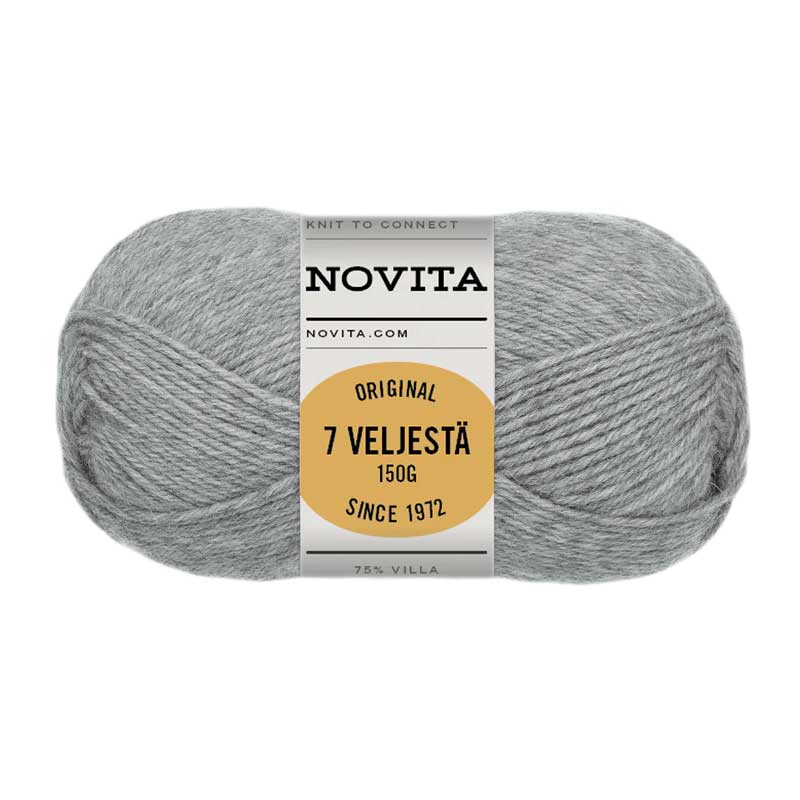 Novita 7 Veljestä 7 Brothers 150 gram kleur 043 steen