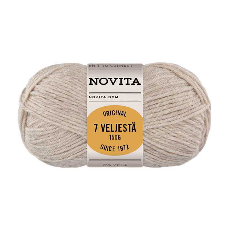 Novita 7 Veljestä 7 Brothers 150 gram kleur 061 vlas