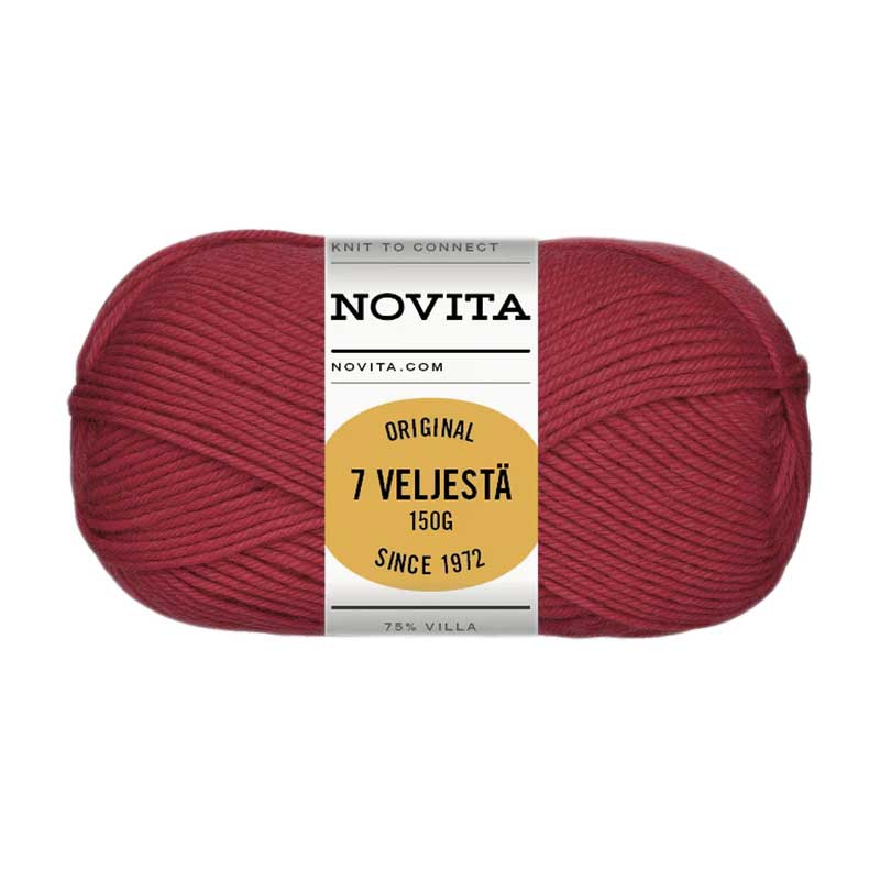 Novita 7 Veljestä 7 Brothers 150 gram kleur 078 tupa