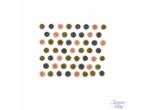 Sierknoopjes Dress it up Micro round earthtones