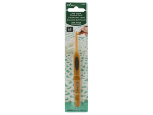 Clover Soft Touch haaknaald 3.5mm aluminium 1005
