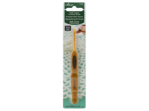 Clover Soft Touch haaknaald 5.5mm aluminium 1009