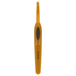 Clover Soft Touch haaknaald 6.0mm aluminium 1010 .. - Afbeelding 2