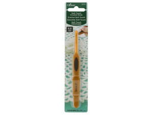 Clover Soft Touch haaknaald 6.0mm aluminium 1010