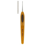 Clover Soft Touch haaknaald 1 mm staal 1023