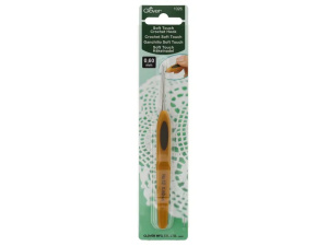 Clover Soft Touch haaknaald 0.60 mm staal 1026
