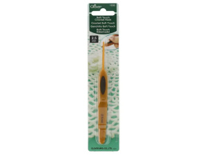 Clover Soft Touch haaknaald 2.5mm aluminium 1030