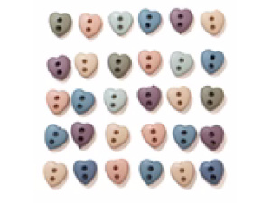 Sierknoopjes Dress it up Micro Hearts Romance Colors