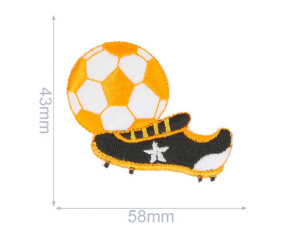 HKM Applicatie voetbalschoen met bal