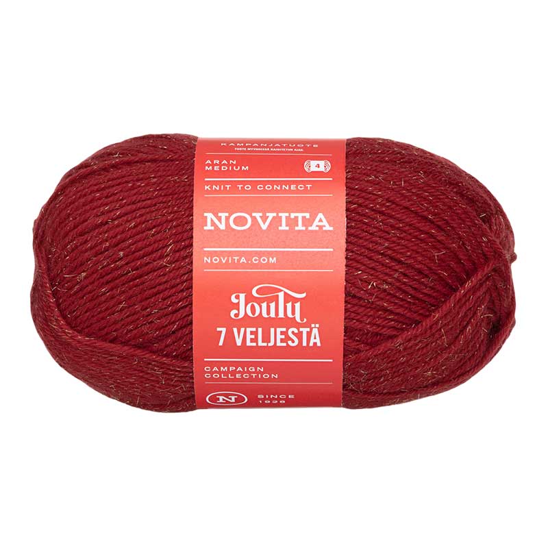 Novita 7 Veljestä 7 Brothers Joulu 150 gram kleur 5461