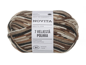 Novita 7 Veljestä 7 Brothers Polkka kleur 8001