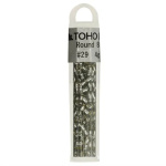 Kralen Toho Glaskralen rond 3 mm 4g kleur 0029 zilver