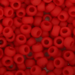 Kralen Toho Glaskralen rond 3 mm 4g kleur 0045F Rood