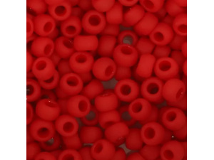 Kralen Toho Glaskralen rond 3 mm 4g kleur 0045F Rood