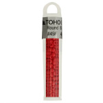 Kralen Toho Glaskralen rond 3 mm 4g kleur 0045F Rood