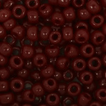Kralen Toho Glaskralen rond 3 mm 4g kleur 0046 Bruin Rood.. - Afbeelding 2
