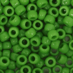 Kralen Toho Glaskralen rond 3 mm 4g kleur 0047 Groen.. - Afbeelding 2