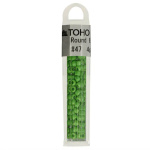 Kralen Toho Glaskralen rond 3 mm 4g kleur 0047 Groen