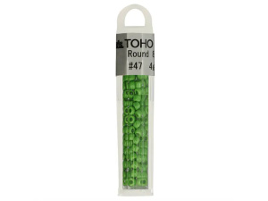 Kralen Toho Glaskralen rond 3 mm 4g kleur 0047 Groen