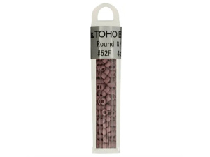 Kralen Toho Glaskralen rond 3 mm 4g kleur 0052F Paars Rose