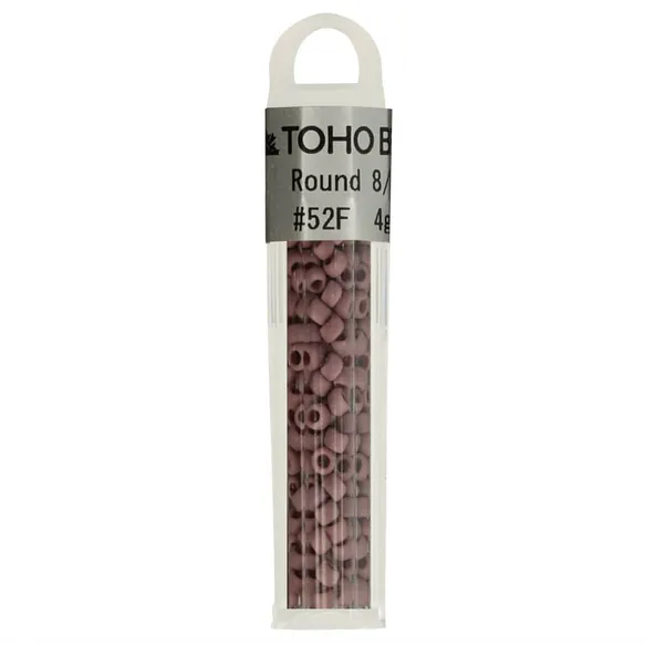 th8-0052f Kralen Toho Glaskralen rond 3 mm 4g kleur 0052F Paars Rose
