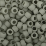 Kralen Toho Glaskralen rond 3 mm 4g kleur 0053F Grijs.. - Afbeelding 2