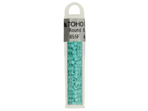 Kralen Toho Glaskralen rond 3 mm 4g kleur 0055F Blauw