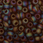 Kralen Toho Glaskralen rond 3 mm 4g kleur 0177F Bruin Oranje Paars