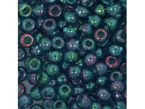 Kralen Toho Glaskralen rond 3 mm 4g kleur 0321 Blauw Groen Paars