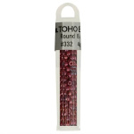 Kralen Toho Glaskralen rond 3 mm 4g kleur 0332 Paars Rood Roze