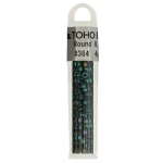 Kralen Toho Glaskralen rond 3 mm 4g kleur 0384 Groen Paars