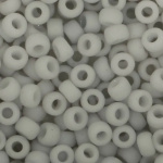 Kralen Toho Glaskralen rond 3 mm 4g kleur 0767 Grijs Wit.. - Afbeelding 2