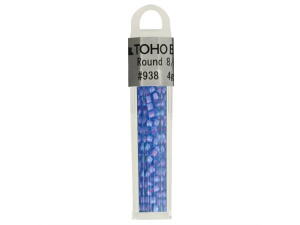 Kralen Toho Glaskralen rond 3 mm 4g kleur 0938 Blauw Paars