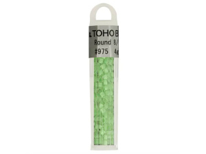 Kralen Toho Glaskralen rond 3 mm 4g kleur 0975 Groen