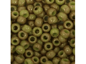 Kralen Toho Glaskralen rond 3 mm 4g kleur 1209 Geel Groen