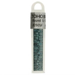 Kralen Toho Glaskralen rond 3 mm 4g kleur 2605F Blauw Grijs
