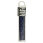 Kralen Toho Glaskralen rond 3 mm 4g kleur 2607F Blauw