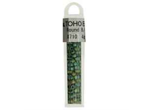 Kralen Toho Glaskralen rond 3 mm 4g kleur 0710 Groen