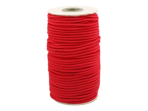 Koordelastiek 3 mm kleur 722 rood