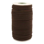 Koordelastiek 3 mm kleur 881 bruin