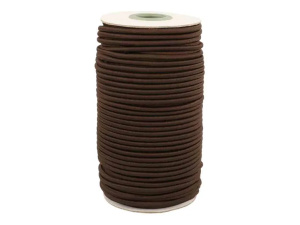 Koordelastiek 3 mm kleur 881 bruin