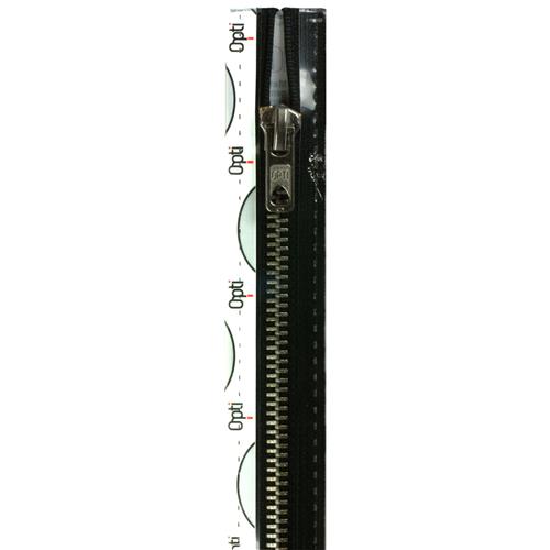 Rits Opti A M60 niet deelbaar metaal 20 cm kleur 0002..