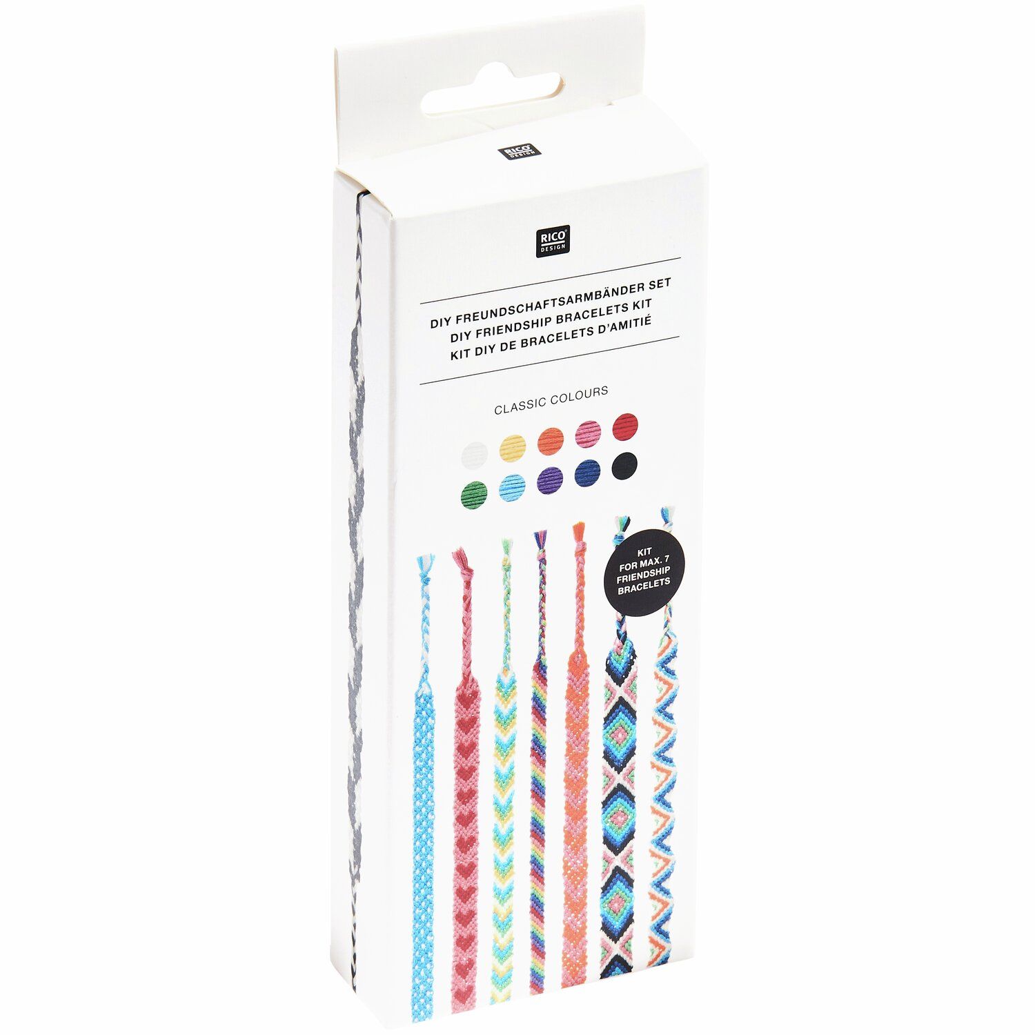 DIY vriendschapsarmbanden set Classic Colours