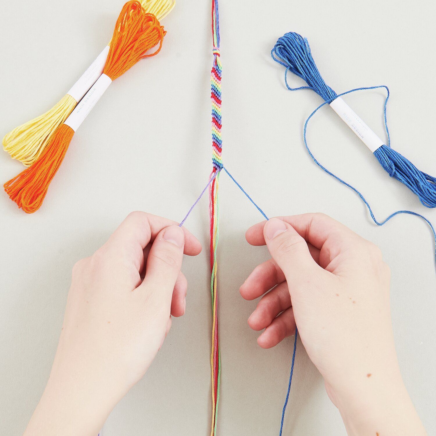 DIY vriendschapsarmbanden set Classic Colours