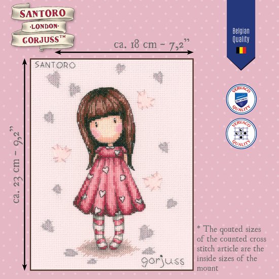 Borduurtelpakket Little Love 18 x 23 cm