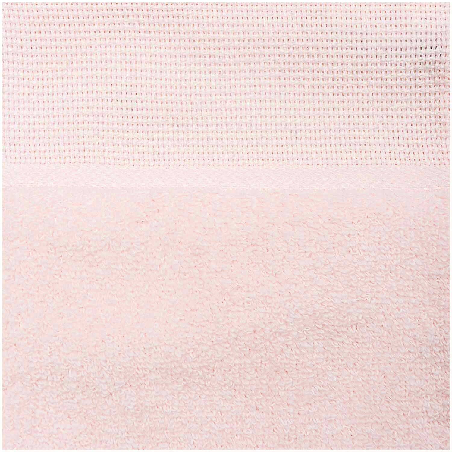 Rico gastendoek met borduurrand 30 x 50 cm Baby Rose