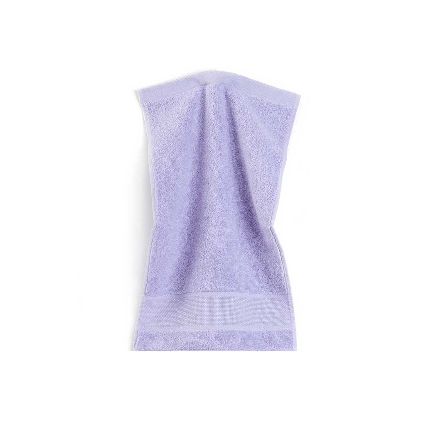 Rico gastendoek met borduurrand 30 x 50 cm Bleek Lila